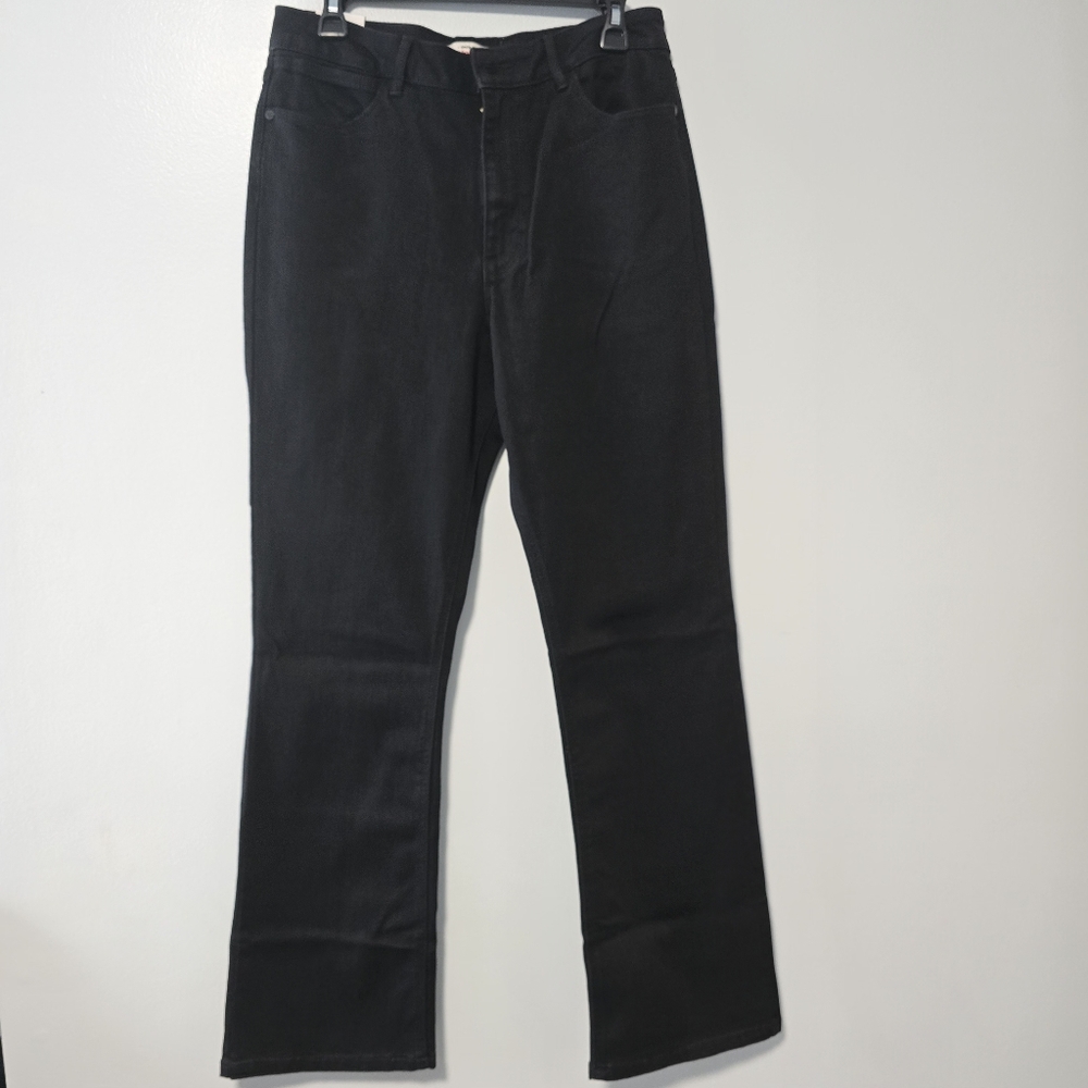 Wrangler Ladies' High-Rise Bootcut Jeans, Black, Size 14/34 - New - Picture 3 of 14